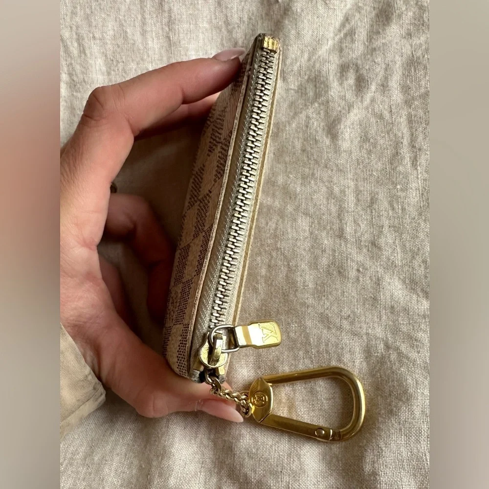 💎 Louis Vuitton Damier Azur Key Cles DISCONTINUED! - Picture 5 of 8